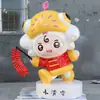 Escultura IP luminosa de PRFV personalizada mascote de grande empresa figura de desenho animado fábrica de origem instalação no local