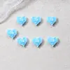 Perla de Imitación Color Macarrón Corazón Rosa Joyería para Uñas Accesorios para Uñas Portátiles Funda para Teléfono Celular Accesorios Pequeños DIY