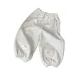 Calça Jogger Casual Soltinha com Bolinhas Fofa para Meninas na Primavera e Outono, Calça Esportiva para Bebê, Calça Jogger com Punho para Crianças Pequenas