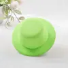 Tela de cepillo DIY sombrero en blanco sombrero pequeño accesorios para el cabello pinza para el pelo juguete para mascotas gorra pinza para el pelo a mano 13.5cm