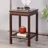 Estante para Bonsáis de Madera Maciza Estante de Almacenamiento Multicapa Estante para Pecera China de Sala de Estar Base de Piedra Extraña Balcón Estante Extraíble para Flores