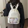 Mochila Feminina de Viagem Leve Grande Capacidade Mochila de Viagem Alunos do Ensino Fundamental e Médio Alunas Bolsa Escolar Bolsa para Dor nas Duas Costas