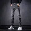 Jeans para Hombre Primavera y Otoño 2025 Nueva Marca de Moda Versátiles Sueltos Rectos Pantalones Casuales Rectos para Hombre Microelásticos Transpirables