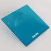 Placa Acrílica Azul Feita Sob Medida Colorida Semitransparente Sub-Vidro Placa Decorativa Processamento de Impressão UV Corte
