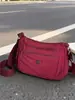 2026 Bolso Cruzado de Hombro para Mujer de Moda Versátil Bolso Casual de Nylon Bolso para Mujer de Mediana Edad Bolso de Mamá