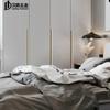 Han Ding Lujo Ligero Simple Extendido Aleación de Aluminio 2.7m Manija de Puerta de Gabinete Dorada Forma de T Larga Manija de Puerta de Gabinete de Cajón