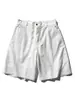 Calções Casuais de Trabalho Amekaji Estilo Retro Nanxia, Corte Largo com Bolsos Grandes para Homens e Mulheres, Frescos e Confortáveis