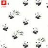 Tela Estampada de Algodón Tencel, Bambú Elegante, Panda, Mariposa Ropa para Niños Vestido, Camisa, Tela para Ropa a Prueba de Mosquitos y Protección Solar