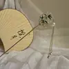 Horquilla de Jade Estilo Antiguo, Nueva Horquilla Simple y de Alta Gama Estilo Chino, Accesorio para el Cabello Diario para Niñas con Qipao