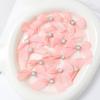 Patrón Dulce de Aspecto Francés Alto Malla de Seda Brillante Lazo de Perla DIY Hecho a Mano Accesorios para Ropa de Mujer