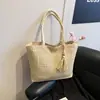 Bolso Tejido de Paja de Gran Capacidad para Mujer, Nuevo Estilo Verano 2026, Bolso de Playa Tejido con Borlas, Bolso de Hombro Tote para Vacaciones y Viajes