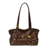 2026 Moda Casual Chique Bolsa de Ombro Único Design de Nicho Textura Nova Bolsa Outono Personalidade Feminina Bolsa de Axila