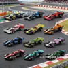 Lele Brothers Atacado Dropshipping9140 Carrinho de Puxar Carro de Corrida Carro Esportivo Carro de Blocos de Montar Crianças Meninos Montagem Presente