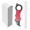 Cuchillo Mini Portátil Desmontable Express Acero Inoxidable Plegable Cuchillo para Fruta Conveniente Cuchillo Llavero Cuchillo para Melón y Fruta Doméstico Cuchillo Pelador