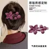 Grampo de Cabelo Bico de Pato com Laço de Botão para Mulheres, Presilha Grande de Uma Linha de Alta Qualidade para a Parte de Trás da Cabeça com Grande Volume de Cabelo, Grampo de Cabelo Acessório de Cabeça