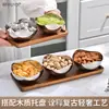 Soporte Directo de Fábrica Personalización Transfronteriza Acero Inoxidable 304 Plato Pequeño Hogareño Caja para Salsa para Dipear Bandeja para Bocadillos y Frutos Secos