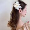 Coreia do Sul Super Fada Elegante Chiffon Malha Flor Presilha de Primavera Moda Personalidade Parte de Trás da Cabeça Rabo de Cavalo Presilha de Cabelo Acessórios de Cabelo