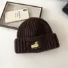 Cachorro Lluvioso~Gorro de Lana Cartoon Grueso Azul Personalizado para Mujeres en Invierno Dulce para Cabeza Grande Cálido Gorro Tejido