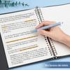 Caderno Casual B5 de Folhas Soltas, Caderno Destacável e Não Portátil, Bloco de Notas Pautado para Exame de Admissão de Estudante de Pós-Graduação, Livro Razão Manual em Quadriculado
