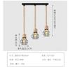Luminária Pendente Industrial Pequena Gaiola de Ferro Artística Amazon Transfronteiriça Lâmpada de Mesa para Restaurante Estilo Country Americano Luz Retrô para Café