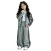 Conjunto de Sudadera de Dos Piezas para Niña de Otoño, Ropa Infantil Elegante y Versátil, Atuendo de Dos Piezas Muy Bonito para Niñas Mayores