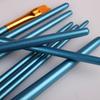 Comercio electrónico transfronterizo, 10 unidades, bolígrafo de gancho multifuncional de lana de nailon azul perlado, juego de bolígrafos para pintura acrílica, acuarela y óleo.
