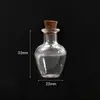 Botella pequeña con forma DIY, mini botella de vidrio, botella de deriva, botella de deseos, botella de perfume, colgante para teléfono móvil, cordón colgante, accesorios colgantes