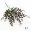 Eucalipto de Rama Larga Artificial Plástico Pequeño Ramo Rústico Disparo al Aire Libre Flor Simulación Plantas Verdes Flores de Seda Pasillo de Boda Decoración