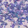 Peças de concha de abalone natural ultra-finas coloridas de alta qualidade para atacado para decorações de nail art DIY feitas à mão peças de madrepérola com inlay