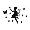 Pegatinas para interruptores de mariposa, hada y estrella. Pegatinas decorativas de pared transfronterizas de Amazon. Pegatinas para interruptores de dormitorio. Adhesivos autoadhesivos.