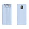 Carregamento Super Rápido de 66W Transfronteiriço Vem com Power Bank com Fio Grande Capacidade Visor Digital Fonte de Alimentação Móvel Impressão de Logotipo para Presente