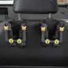 Gancho para Coche Cuatro en Uno Gancho para Asiento de Coche Portavasos Trasero Multifunción Gancho para Asiento Trasero de Coche