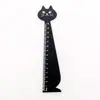 Papelaria Coreana Régua Criativa de Gato de Madeira Régua de Animal de Madeira Papelaria para Estudante Ferramenta para Diário Prêmio para Estudante