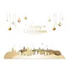 Decoraciones de Ambiente para Evento Navideño de Copos de Nieve Pegatinas Electrostáticas para Puertas de Vidrio Diseño de Escena Pegatinas para Ventanas de Centro Comercial