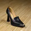 Zapatos de tacón grueso estilo slip-on Chuyuji Tacones Altos Nuevo Estilo Primavera y Otoño 2026 Zapatos para Mujer de Suela Gruesa para Mujeres Pequeñas