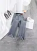 Pantalones de trompeta ajustados de cintura alta para mujer, primavera y otoño 2025