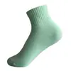 Calcetines Casuales Versátiles Estilo Pareja, Calcetines de Algodón Sin Costuras No Elásticos, Calcetines Deportivos para Hombre de Media Pantorrilla, Calcetines Deportivos Blancos para Mujer