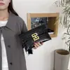 Bolso de Mano tipo Sobre para Mujer Transfronterizo Nuevo Estilo Tacto de Alta Gama Textura de Piedra Billetera para Monedas Bolso de Noche Clásico de Moda Bolso para Teléfono