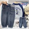 Pantalones para bebé, elegante colección de otoño, pantalones vaqueros casuales para niños, nueva colección de otoño 2026, bonitos pantalones largos para niños pequeños