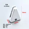 Herrajes y Accesorios para Muebles de Oficina Clip Triángulo para Pantalla Clip Fijo de Escritorio Clip de Aleación de Aluminio para Vidrio Fijación de Partición Decorativa