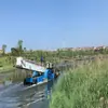 Cortador de grama totalmente automático reservatório de rio limpeza de rio em superfície de água da cidade erva aquática jacinto d'água salvamento e colheita