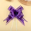 Fornecimento direto da fábrica transfronteiriça médio 30 gaze de neve fosca flor de mão embalagem de presente de Natal fita de flor cor metálica