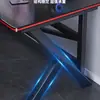 Escritorio de Computadora de Escritorio para el Hogar Simple de Fibra de Carbono Rectangular para Adultos Estudiantes Doble Uso Mesa para Dos Personas para Gaming Esports