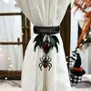 Atrapasueños de Murciélago Diablo Gótico Europeo y Americano Transfronterizo para Cortina de Halloween, Sujetador de Cortina, Hebilla Decorativa para Fiesta Festiva