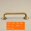 Tiradores de puerta de gabinete estilo francés, latón vintage cepillado, aleación de zinc, manijas pequeñas de un solo agujero para gabinetes y muebles