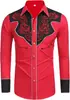 Camisa Casual de Manga Larga para Hombre Estilo Vaquero Transfronteriza 2025 Retro Impresión 3D Talla Grande Holgada Cárdigan
