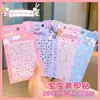 Pegatinas para Uñas Infantiles con Relieve 5D Impermeables de Dibujos Animados Pegatinas de Kuromi Melody Pegatinas de Uñas Artísticas de Cinnamon Dog Girl