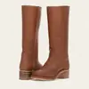 2025 Novas Botas Romanas Cano Alto Botas Chaminé Botas Cowboy Botas Amazon 40-48 Tamanho Grande Botas de Exportação Dropshipping