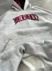 Conjunto de Sudadera con Capucha de Retazos a Cuadros Retro con Sudadera Holgada con Estampado de Letras de Moda y Pantalones de Chándal de Pierna Ancha de Cintura Alta Ropa Casual