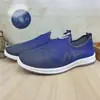 Retail26 Novos Modelos de Sapatos Slip-On com Solas de Borracha Macia para Homens, Tênis Esportivos Casuais Respiráveis em Fly-Knit, Malha de Algodão